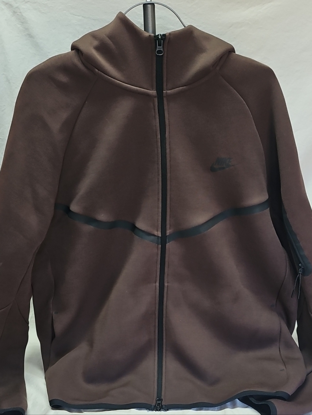 Nike Brown Performance Full-Zip Hooded Jacket Heavy XL